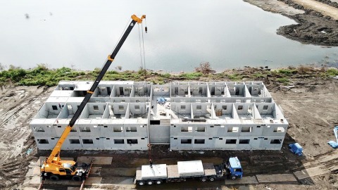 SJC Precast โครงการ Ampack จังหวัดสมุทรสาคร